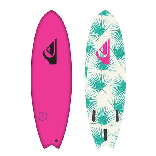 Surfplank da Surf Softboard Quiksilver Bat 6'0" Fuchsia