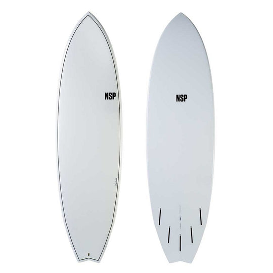 Tavola Da Surf NSP Element Fish 6'8" Bianca