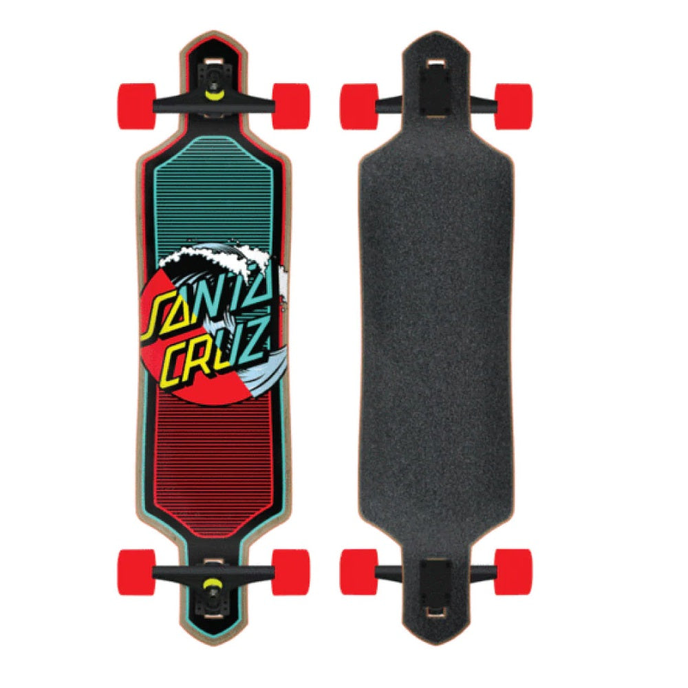 Longboard Skate Santa Cruz Wave Dot Splice 