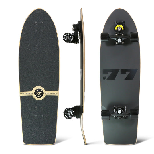 Surfskate Smoothstar Felipe Toledo Black 34"