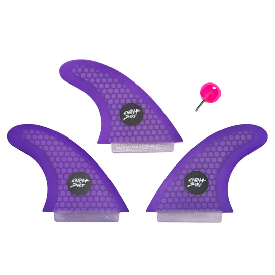 Pinne Surf Catch Surf Ultra HI-Perf Tri Fin Set Lila