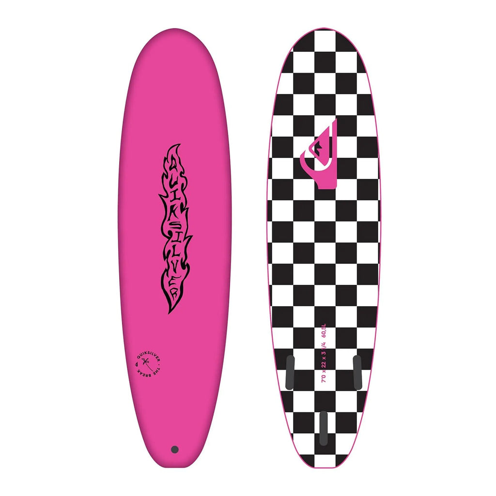 Tavola da Surf Softboard Quiksilver Break 7'0" Rosa